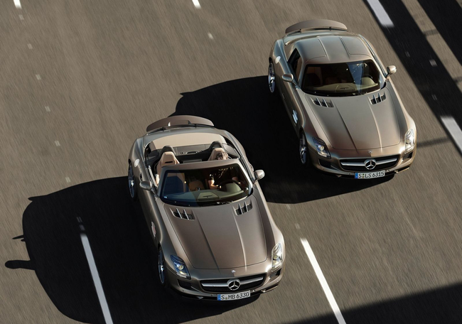 Состоялась мировая премьера Mercedes-Benz SLS AMG Roadster 