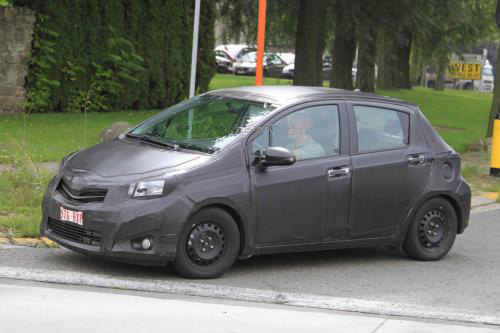 2012 Toyota Yaris prototype spy photo