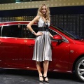 An Opel Insigna is presented during the Paris Motor Show