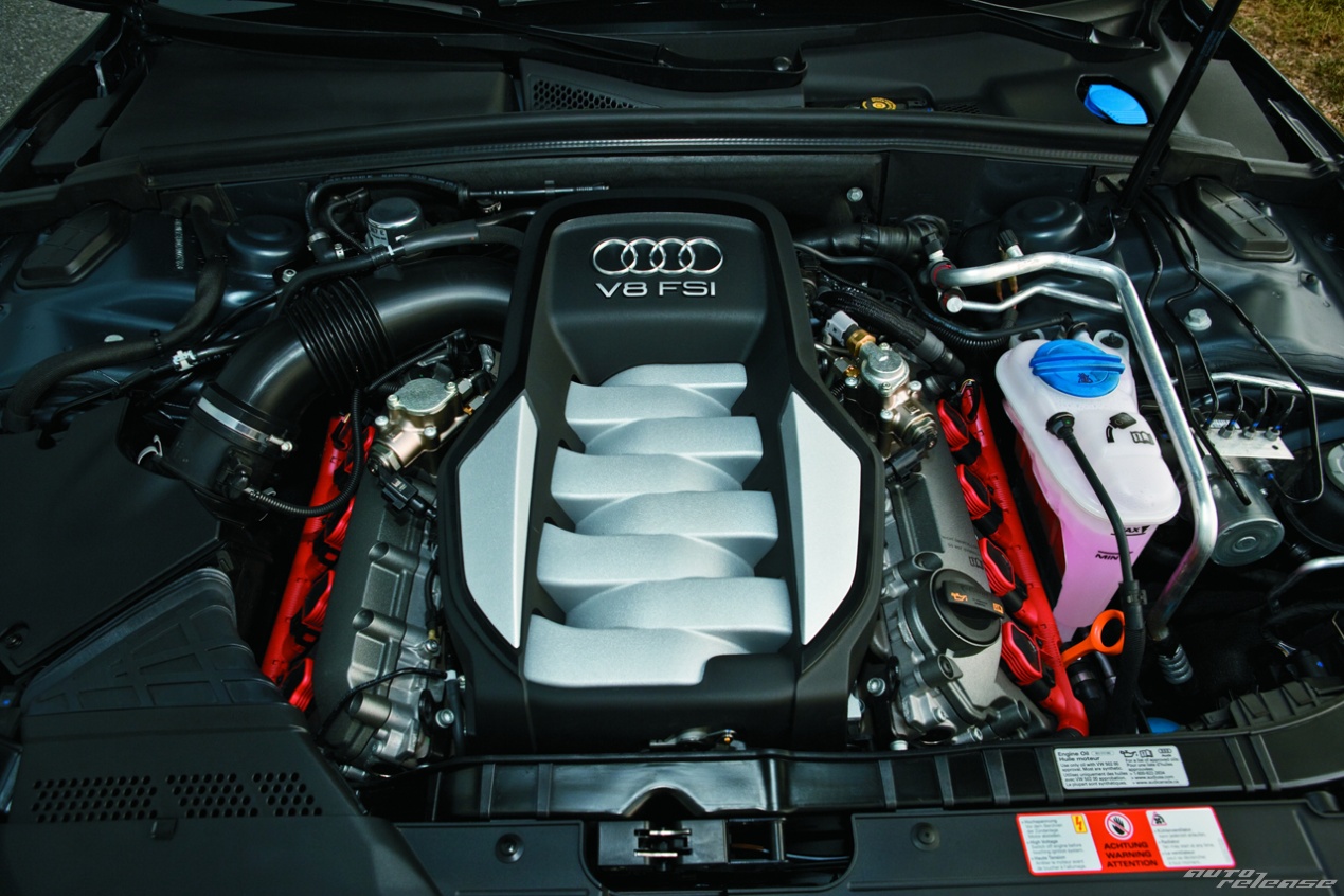 Audi FSI 4.2-liter V8 engine.