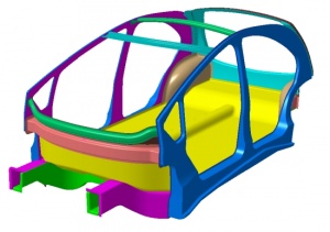 EDAG Light Car chassis