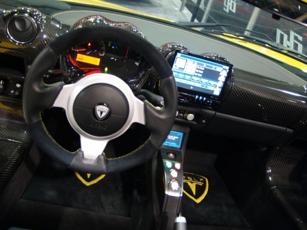 Tesla Roadster LA custom interior
