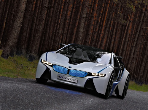 BMW Vision EfficientDynamics turbodiesel plug-in hybrid concept