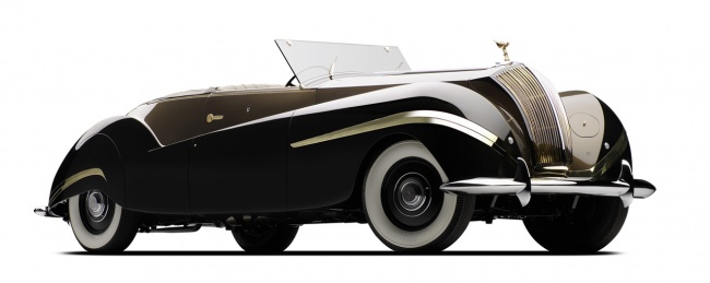 1938 rolls-royce phantom 3 vutotal cabriolet