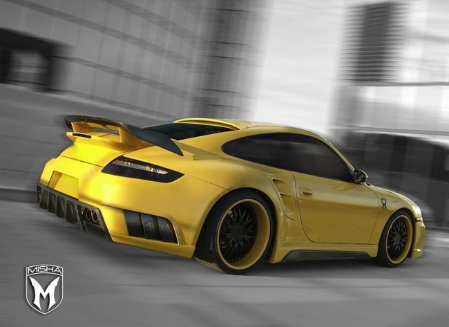 Porsche 911 Turbo body kit от Misha Design